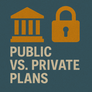 Public vs. Private Plans