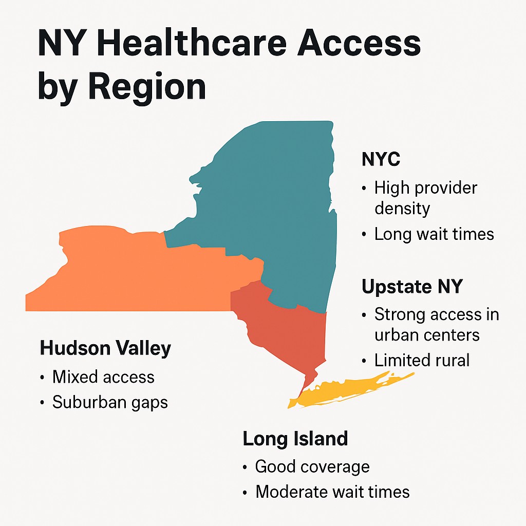 Bar chart comparing PPO and HMO usage across NY