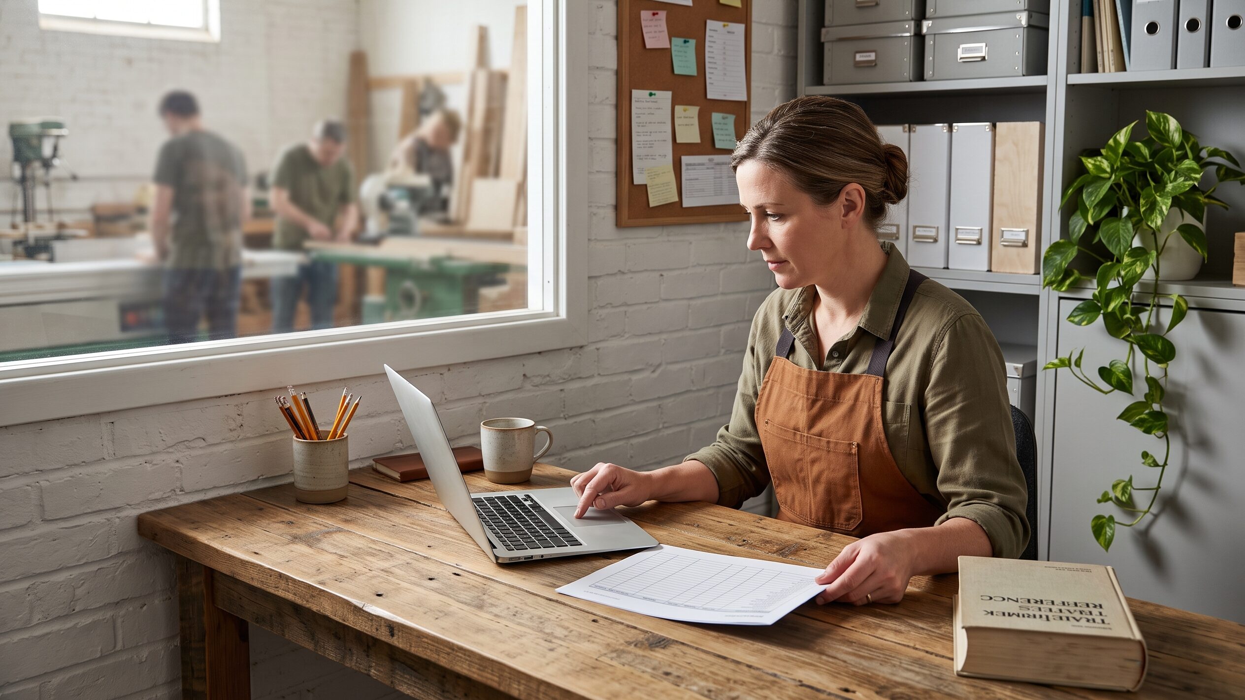 New York workshop owner checking whether her business still qualifies for healthy ny insurance